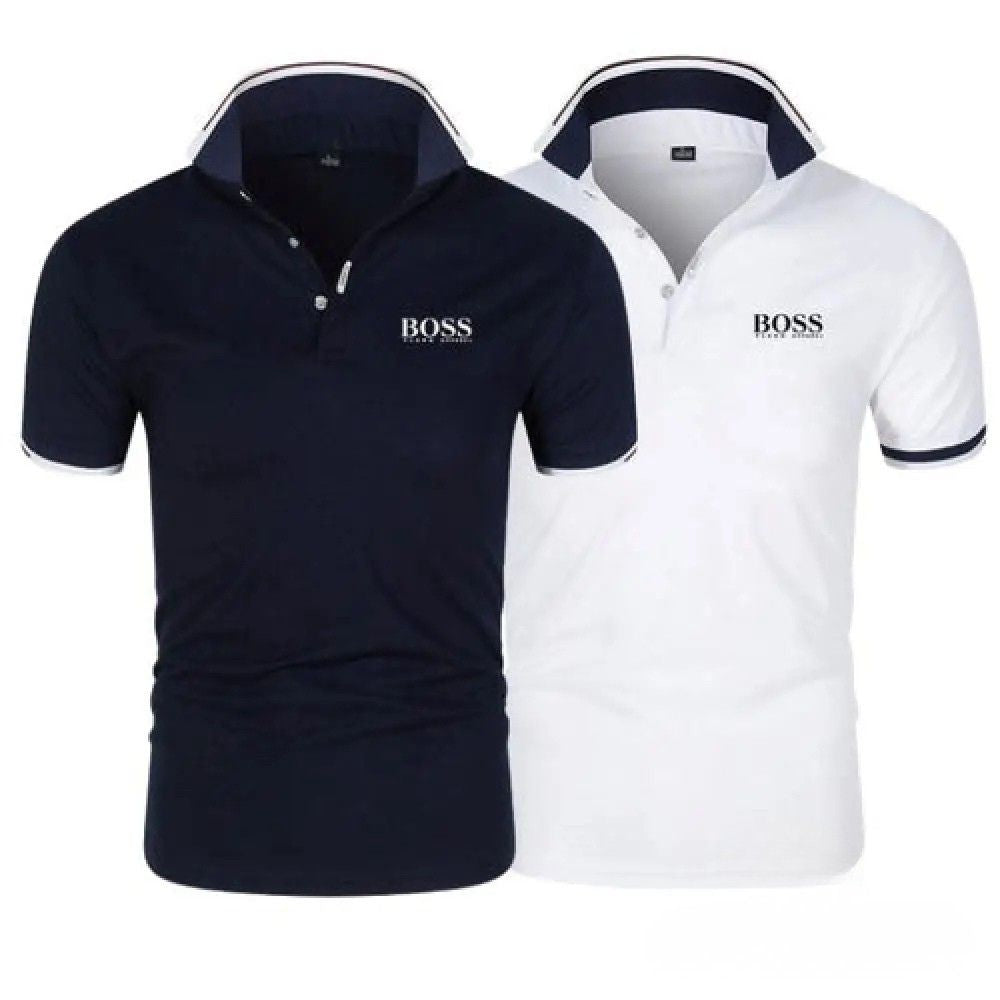 Kit 2 Camisas Polo Alpha Boss - [Compre 1 Leve 2]