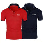 Kit 2 Camisas Polo Alpha Boss - [Compre 1 Leve 2]