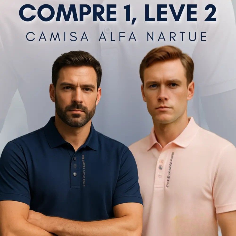 Camisa Polo Alpha Nartue - Compre 1 leve 2 [PROMOÇÃO]
