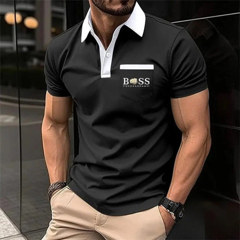 Camiseta Polo Masculina Alpha Boss Navarro