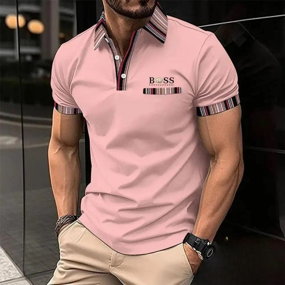 Camiseta Polo Masculina Alpha Boss Navarro