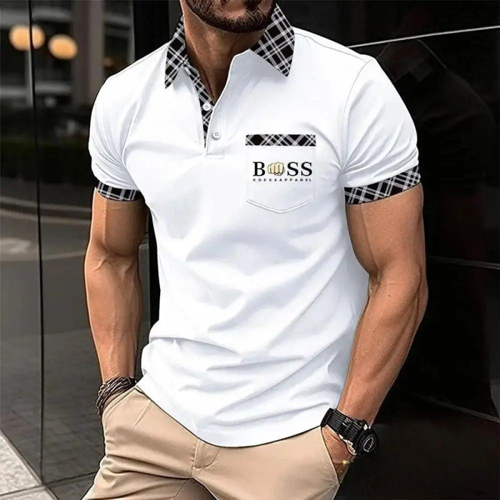 Camiseta Polo Masculina Alpha Boss Navarro