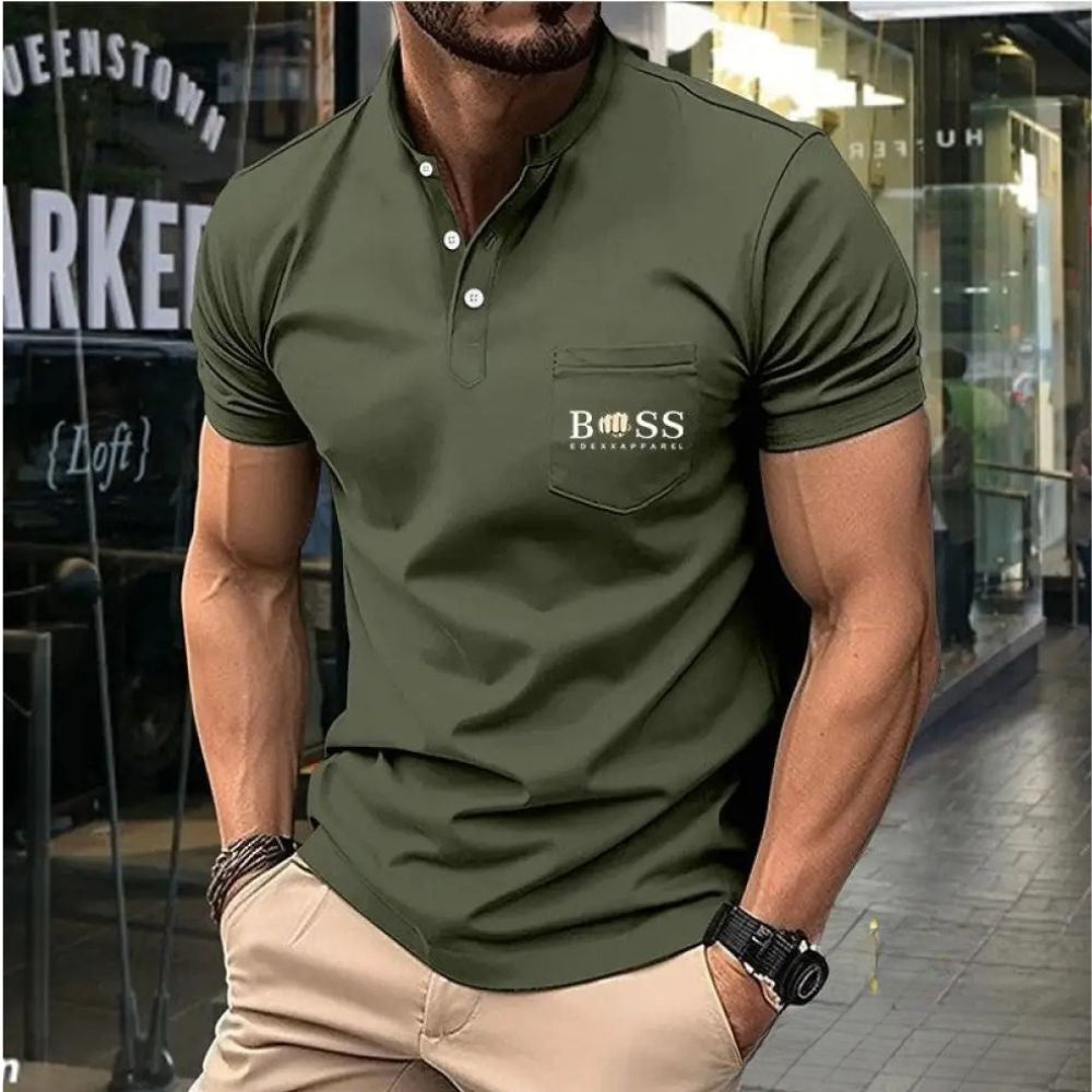 Camiseta Polo Masculina Alpha Boss Navarro