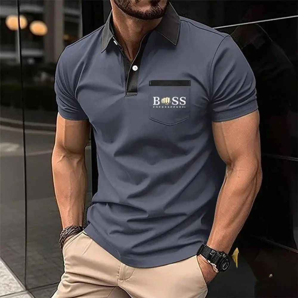 Camiseta Polo Masculina Alpha Boss Navarro