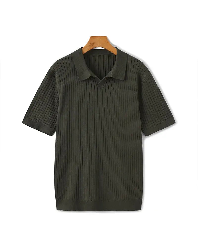 Camisa Polo Alpha Ribbed