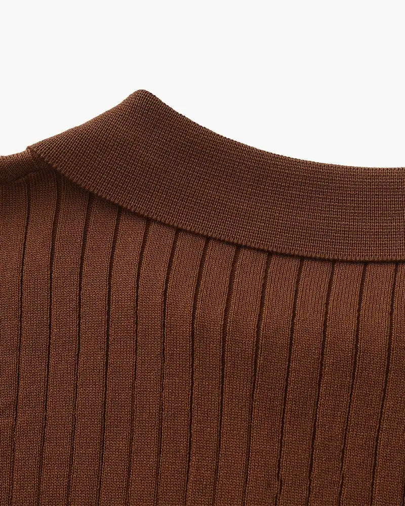 Camisa Polo Alpha Ribbed