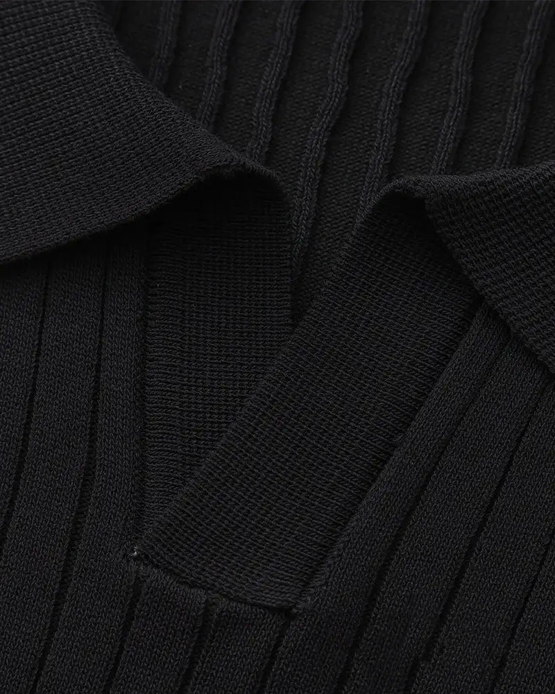 Camisa Polo Alpha Ribbed