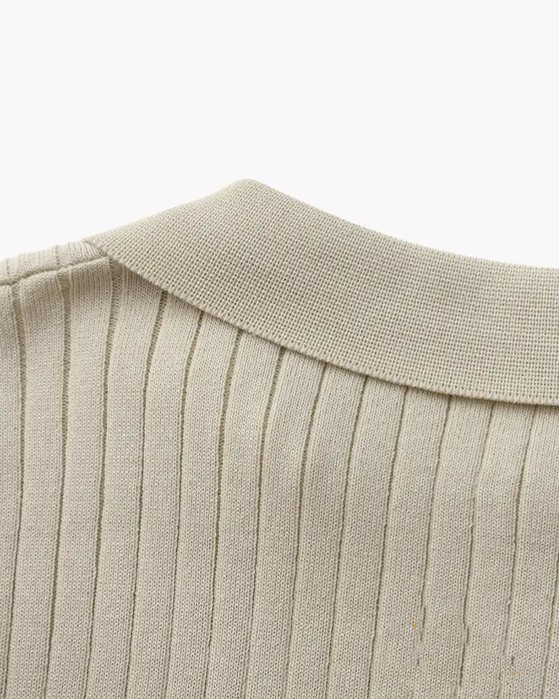 Camisa Polo Alpha Ribbed