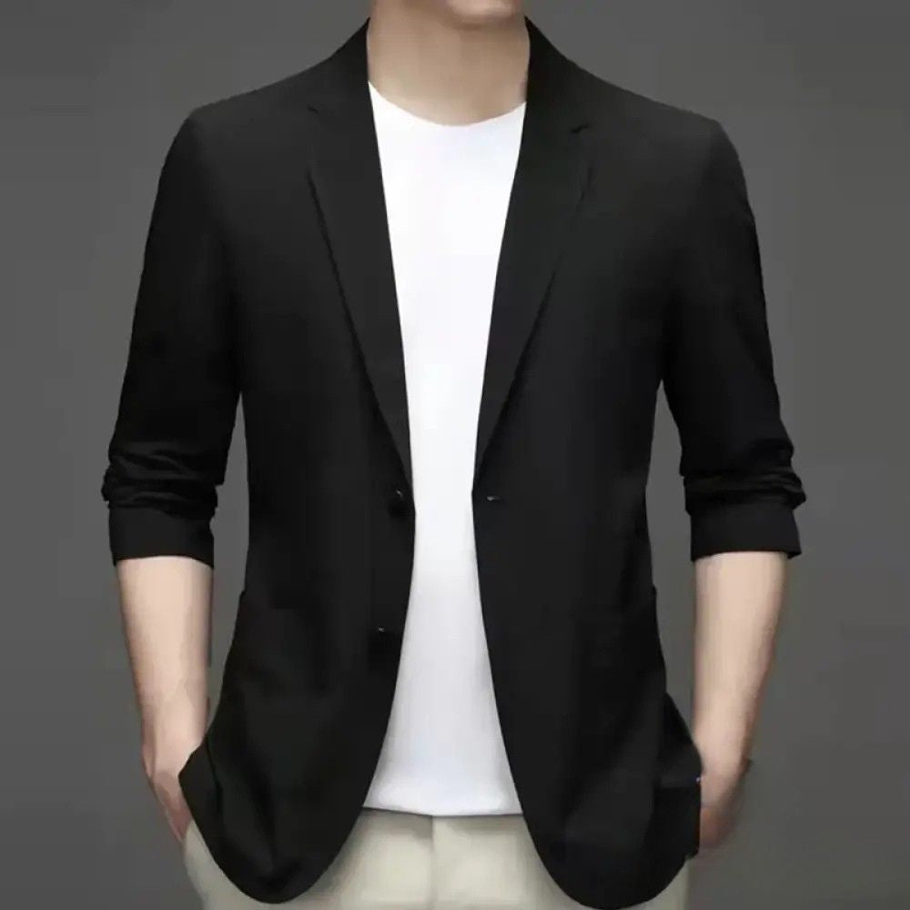 Blazer Alpha Smart Casual Azul - AlphaCode