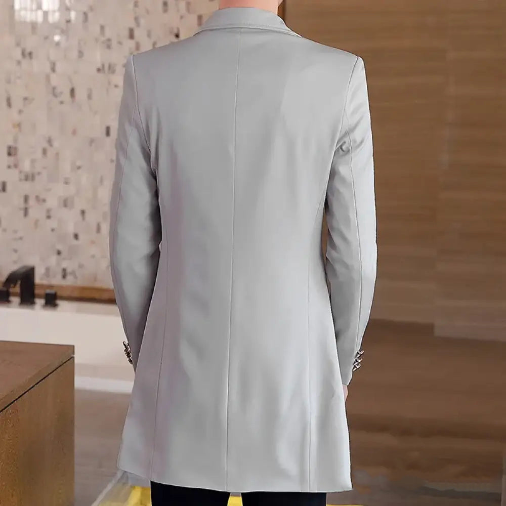 Blazer Alpha Suit Cinza - AlphaCode