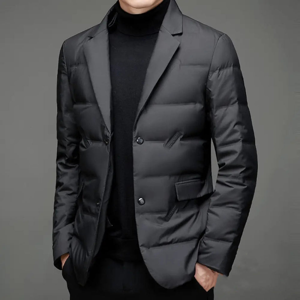 Blazer De Inverno Alpha Campeche Cinza - AlphaCode