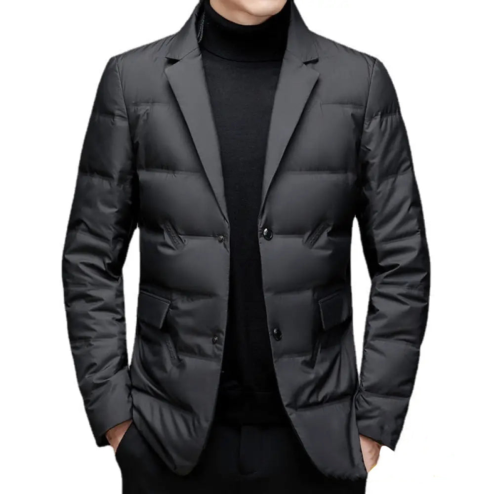 Blazer De Inverno Alpha Campeche Preto - AlphaCode