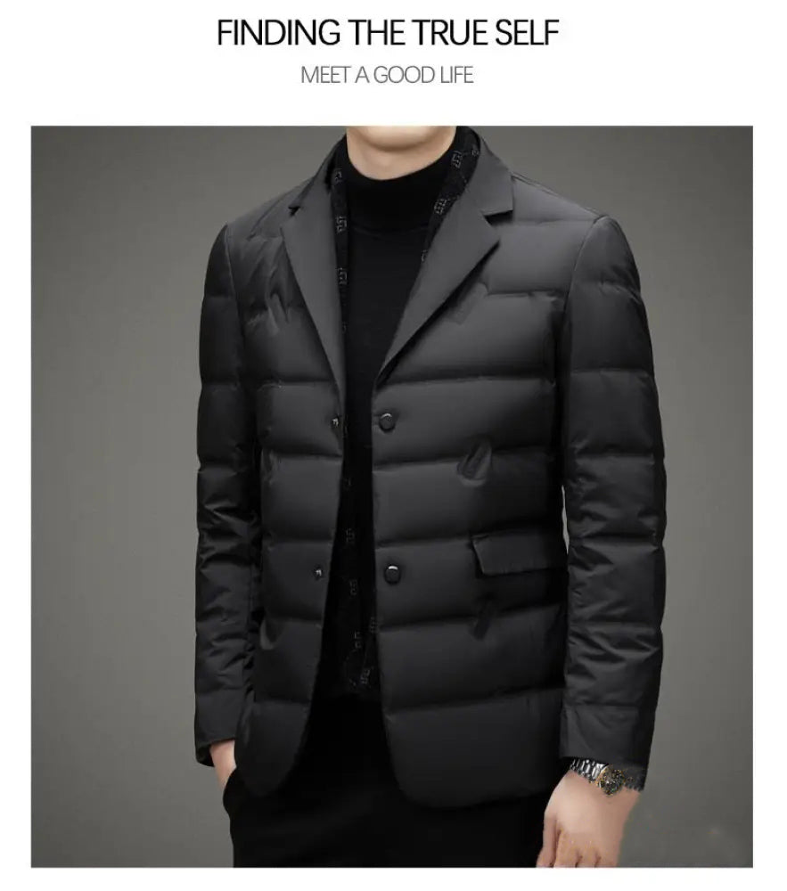 Blazer De Inverno Alpha Campeche Preto - AlphaCode