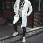 Blazer Sobretudo Alpha Delfos Branco - AlphaCode