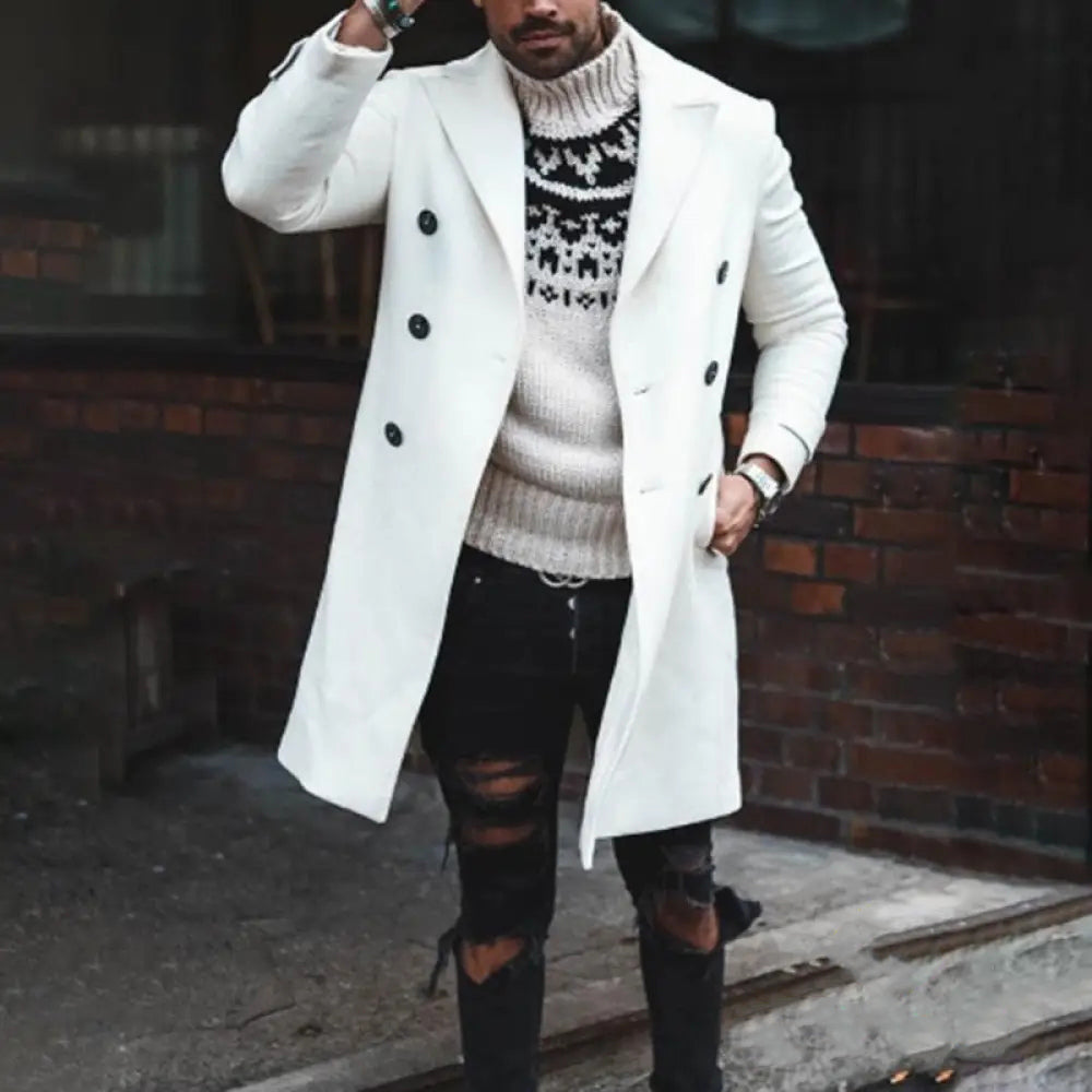 Blazer Sobretudo Alpha Delfos Branco - AlphaCode