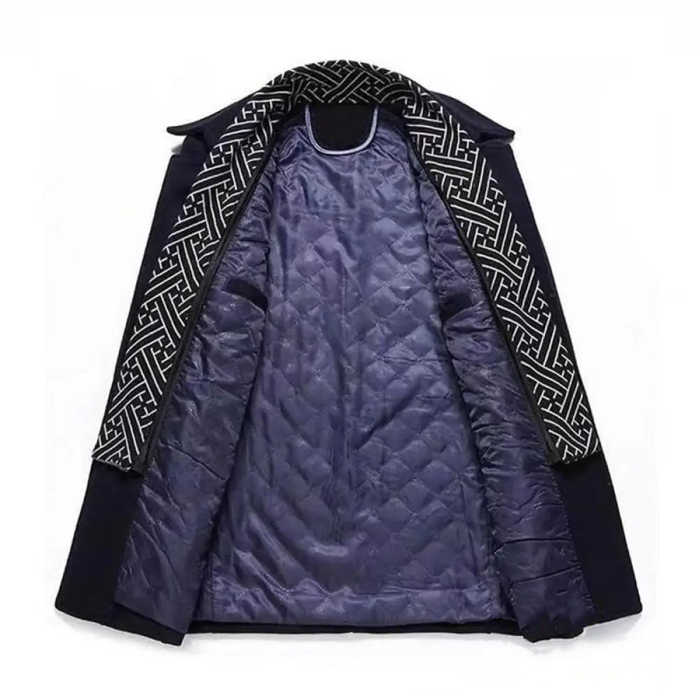 Blazer Sobretudo Alpha Milano Azul - AlphaCode