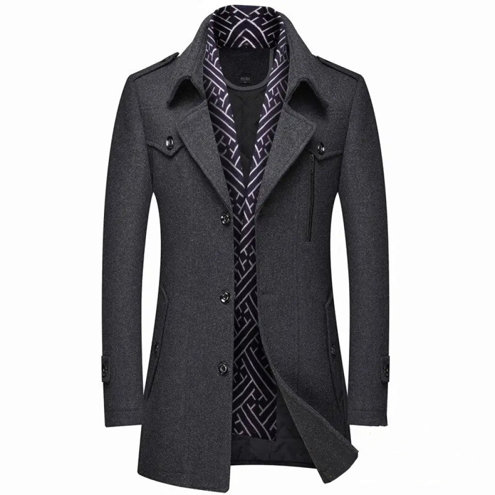 Blazer Sobretudo Alpha Milano Azul - AlphaCode