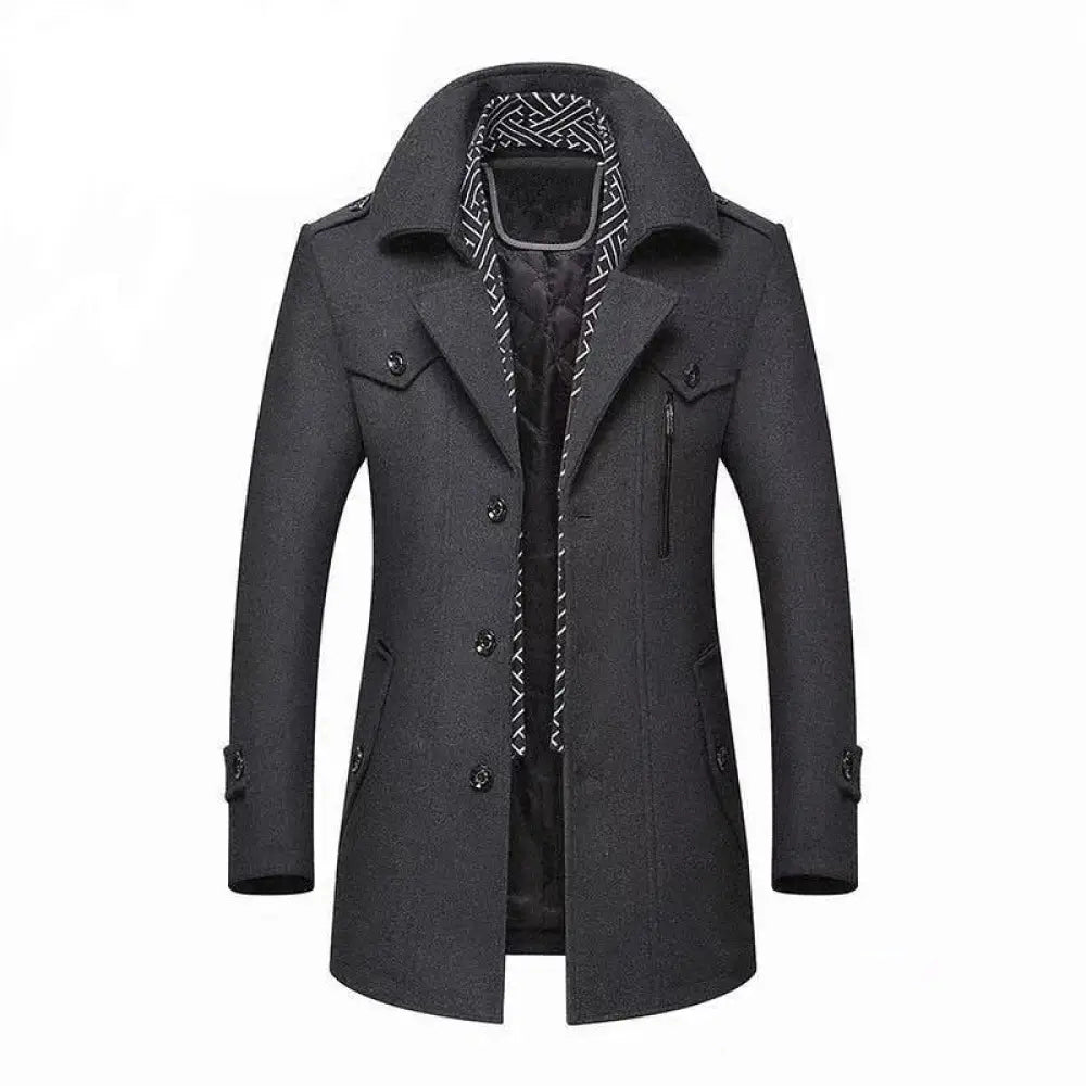 Blazer Sobretudo Alpha Milano Azul - AlphaCode