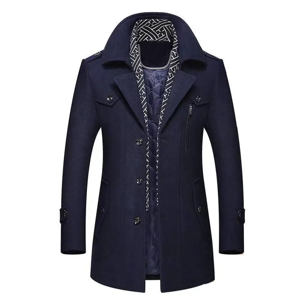 Blazer Sobretudo Alpha Milano Cinza - AlphaCode