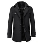 Blazer Sobretudo Alpha Napoli Preto - AlphaCode