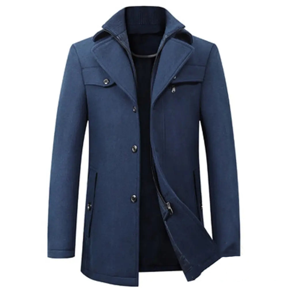 Blazer Sobretudo Alpha Napoli Preto - AlphaCode