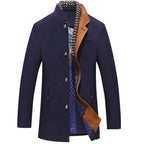 Blazer Sobretudo Alpha Rennes Azul - AlphaCode