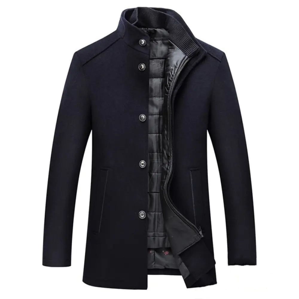 Blazer Sobretudo Alpha Toulon Marrom - AlphaCode