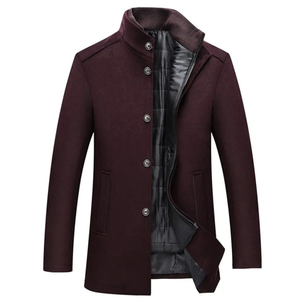 Blazer Sobretudo Alpha Toulon Marrom - AlphaCode