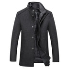 Blazer Sobretudo Alpha Toulon Marrom - AlphaCode