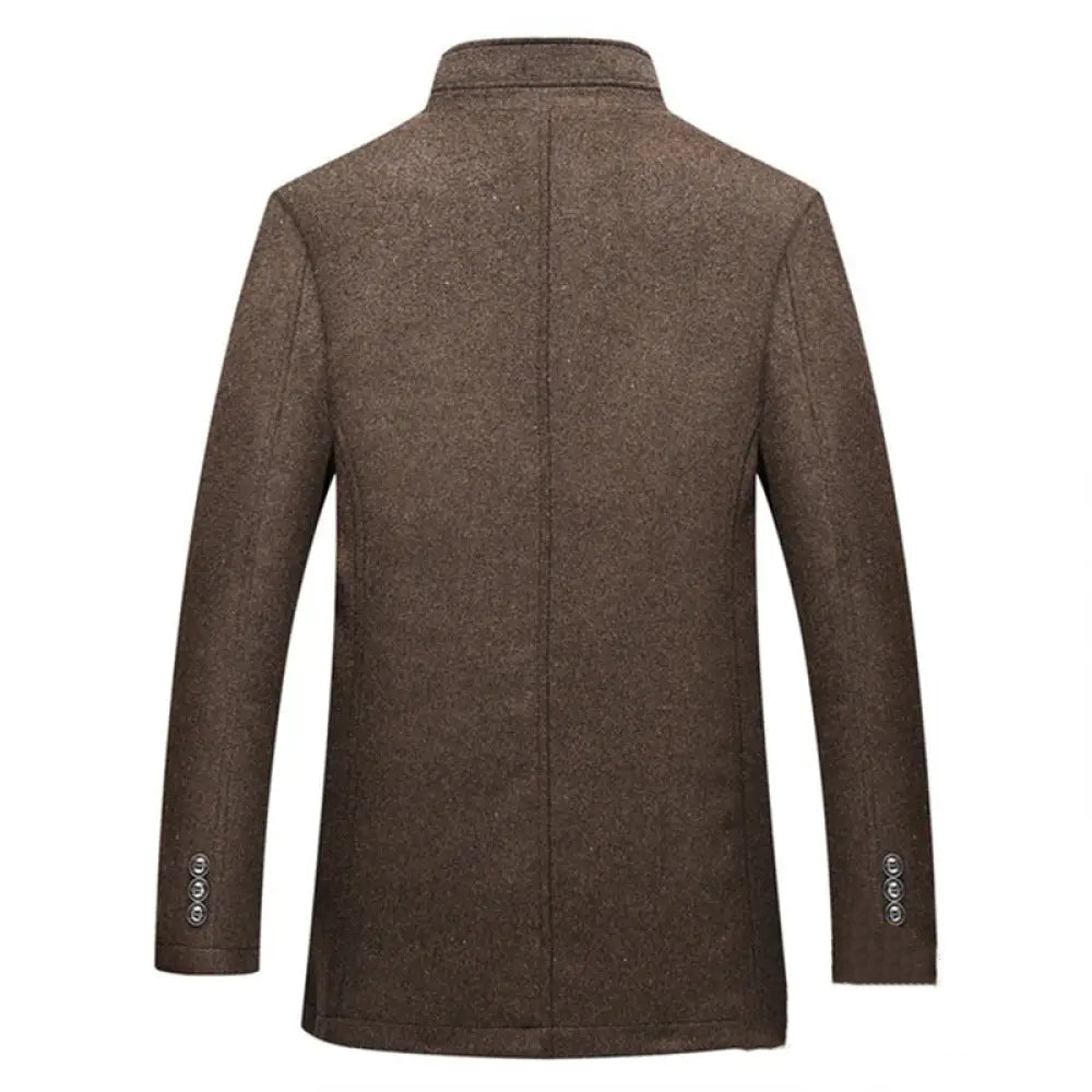 Blazer Sobretudo Alpha Toulon Marrom - AlphaCode