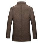 Blazer Sobretudo Alpha Toulon Marrom - AlphaCode