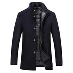 Blazer Sobretudo Alpha Toulon Marrom - AlphaCode
