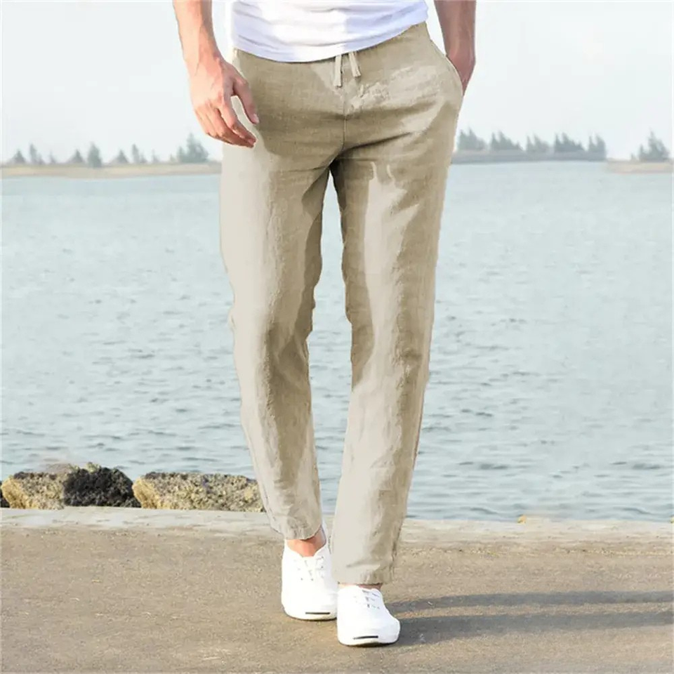 Calca Alpha Streetwear Linen Azul - AlphaCode