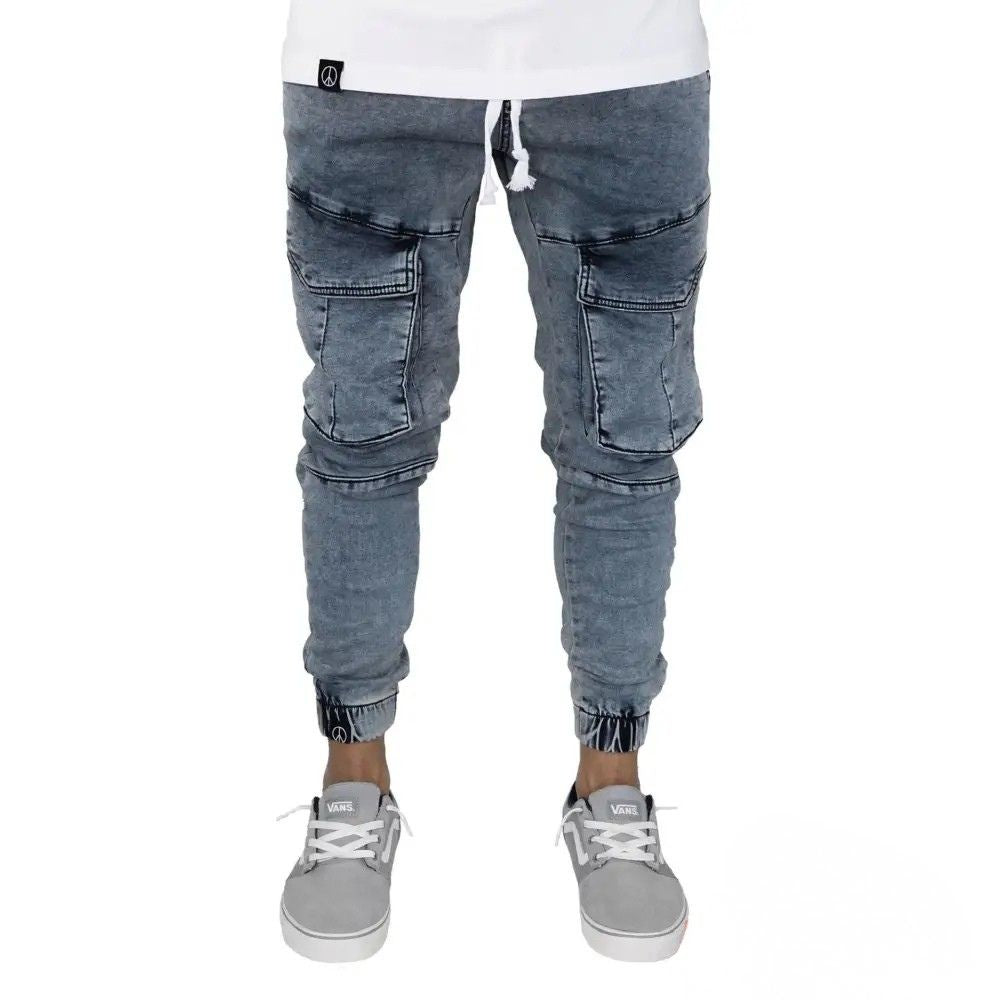 Calca Jeans Jogger Alpha Masculina - AlphaCode