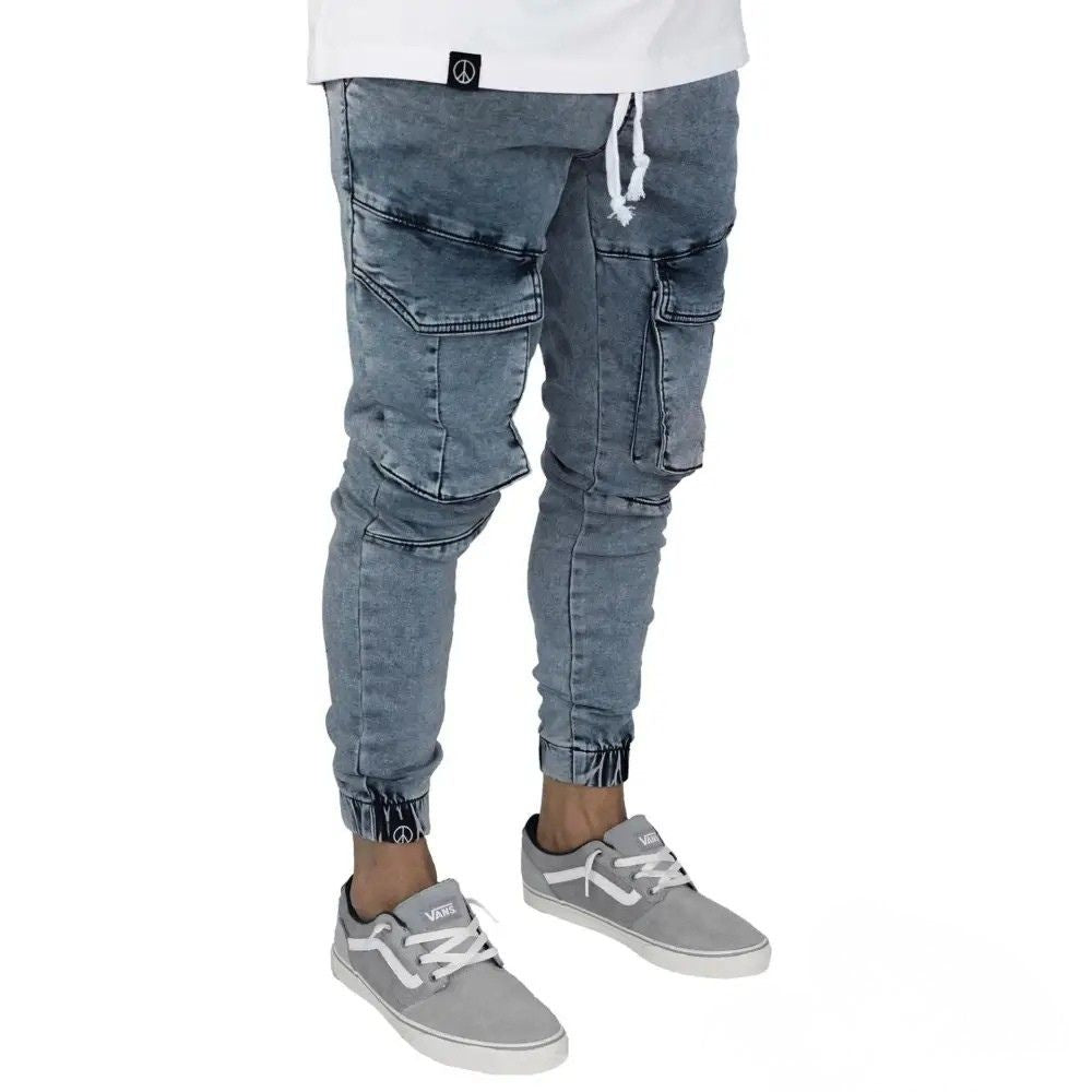 Calca Jeans Jogger Alpha Masculina - AlphaCode