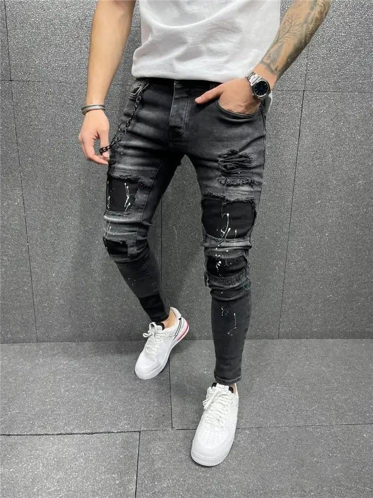 Calca Jeans Skinny Alpha Preto - AlphaCode