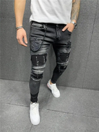 Calca Jeans Skinny Alpha Preto - AlphaCode