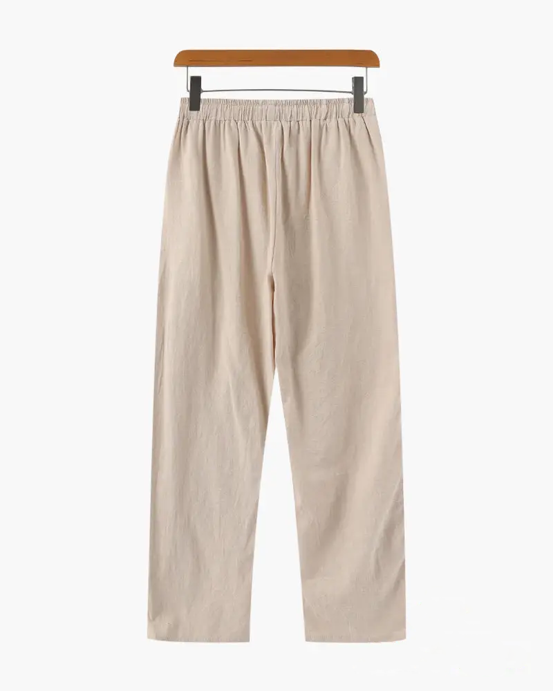Calca Linen Caraiva Alpha Bege - AlphaCode
