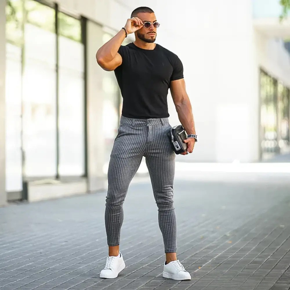 Calca Social Alpha Stylish Skinny - AlphaCode