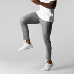 Calca Social Alpha Stylish Slim Cinza - AlphaCode