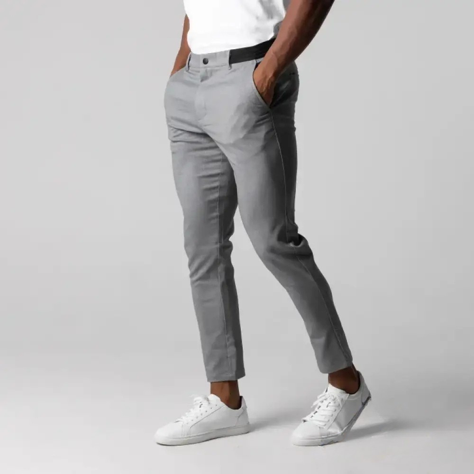 Calca Social Alpha Stylish Slim Preto - AlphaCode