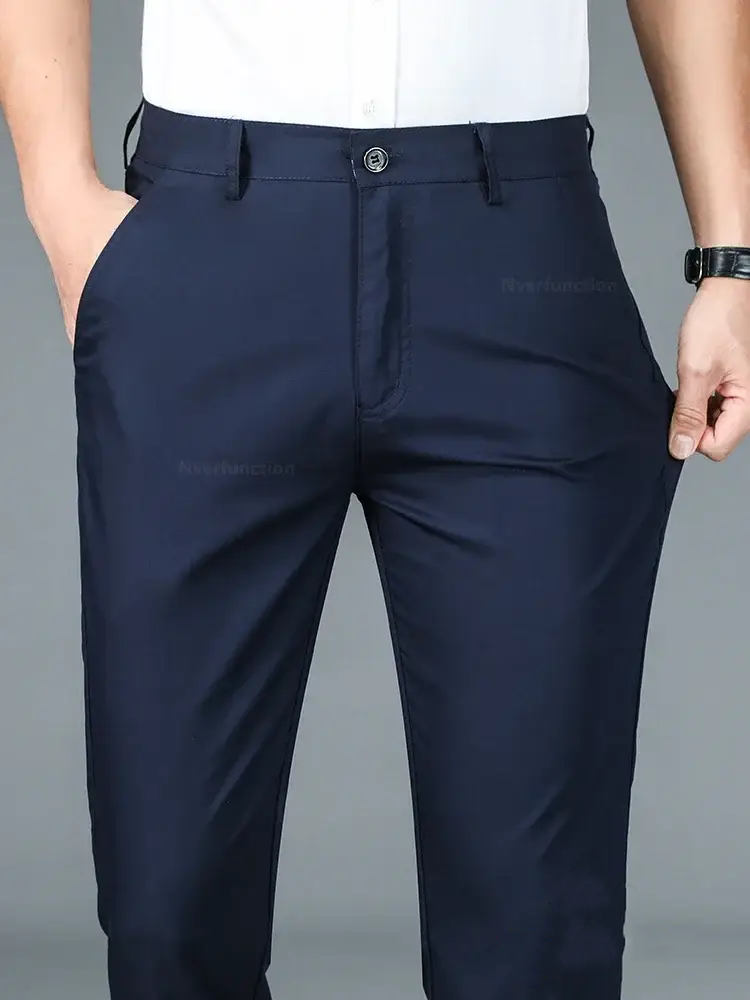 Calca Social Alpha Tech Bamboo Fiber Preto - AlphaCode