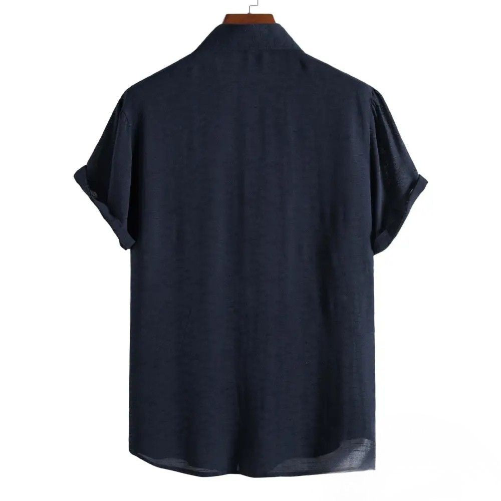 Camisa Alpha Fix Azul - AlphaCode