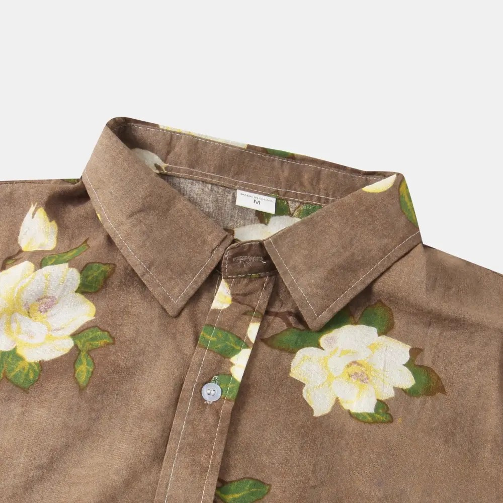 Camisa Alpha Flowers Verde - AlphaCode