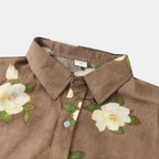 Camisa Alpha Flowers Verde - AlphaCode