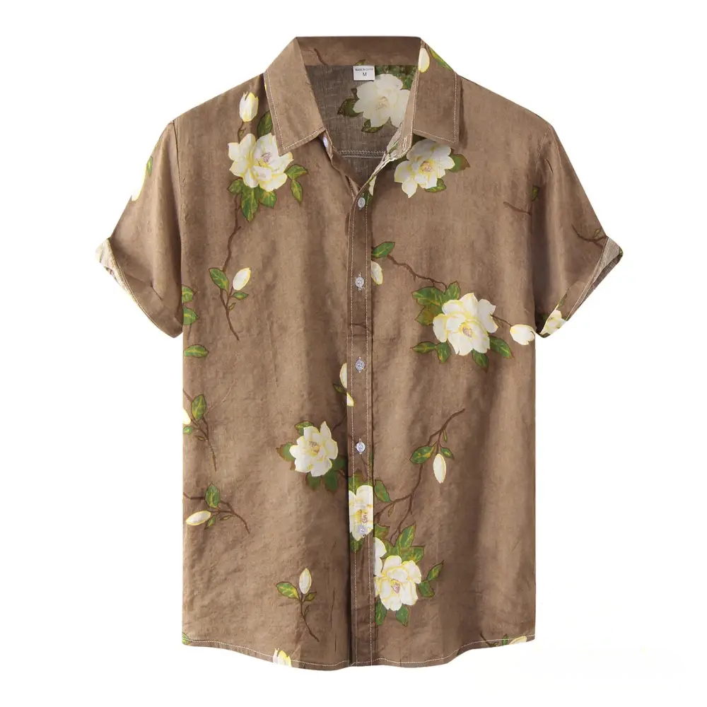 Camisa Alpha Flowers Verde - AlphaCode