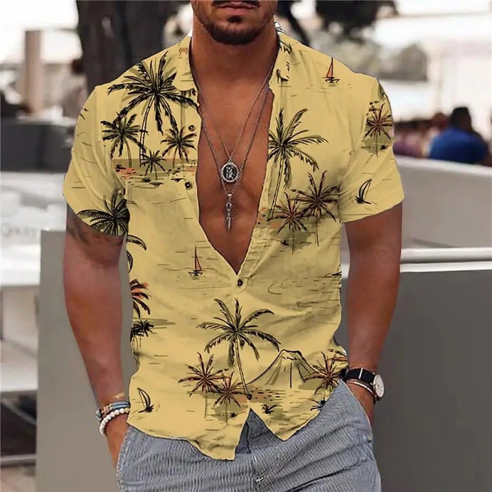Camisa Alpha Hawaiian Branco - AlphaCode