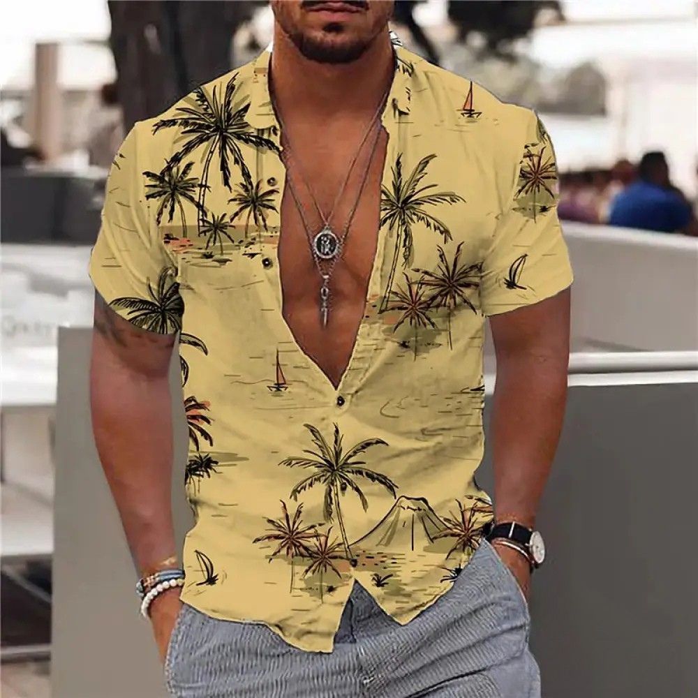 Camisa Alpha Hawaiian Branco - AlphaCode