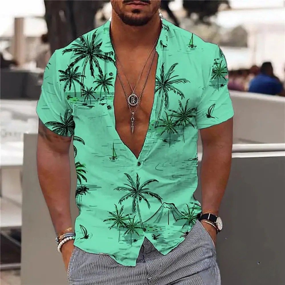 Camisa Alpha Hawaiian Branco - AlphaCode