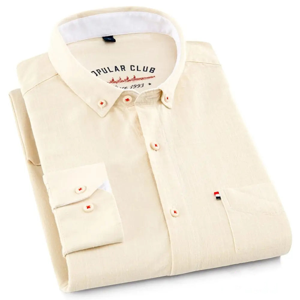 Camisa Alpha Linen Branco - AlphaCode